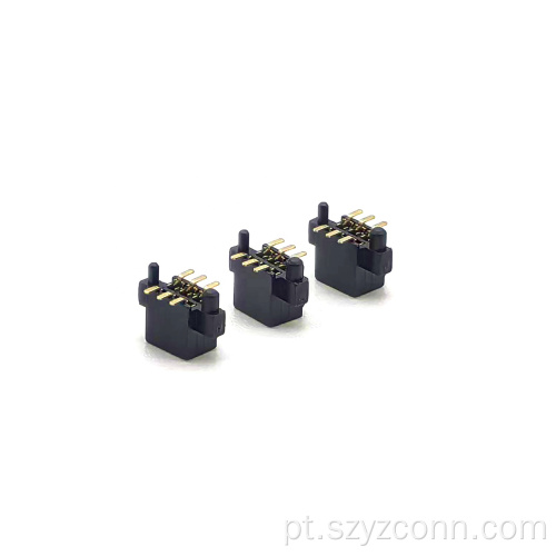Conector fêmea 6P com passo de 1,27 mm